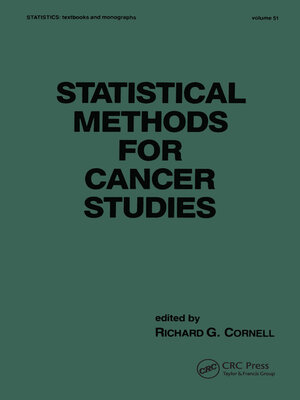 cover image of Statistical Methods for Cancer Studies